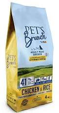 Pet's Brunch Adult Maxi Breeds (Курица и рис)